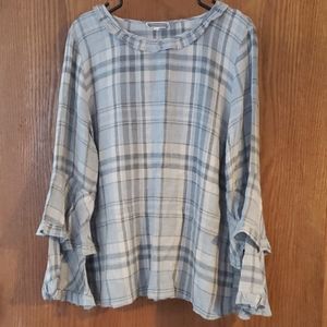 Plaid Blouse